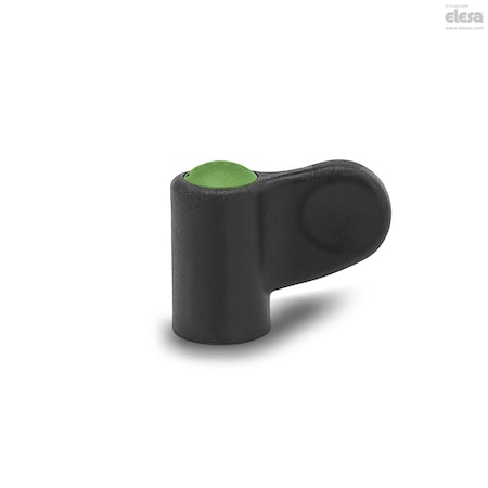 Elesa Wing Nut, M8, Brass, Matte, 36 mm Ht, 35 mm Max Wing Span ESN.